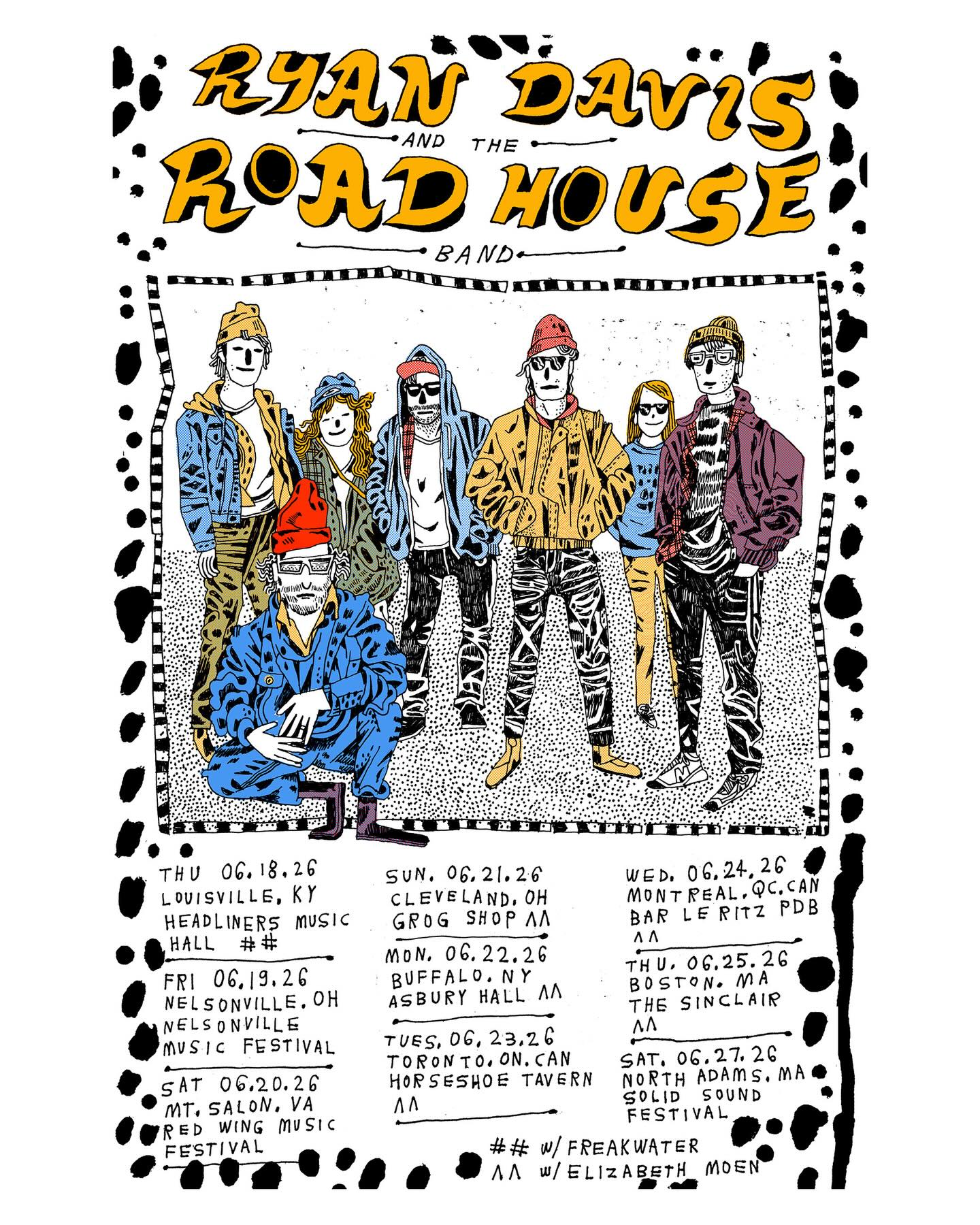 Ryan Davis and the Roadhouse Band Tour Poster 2026