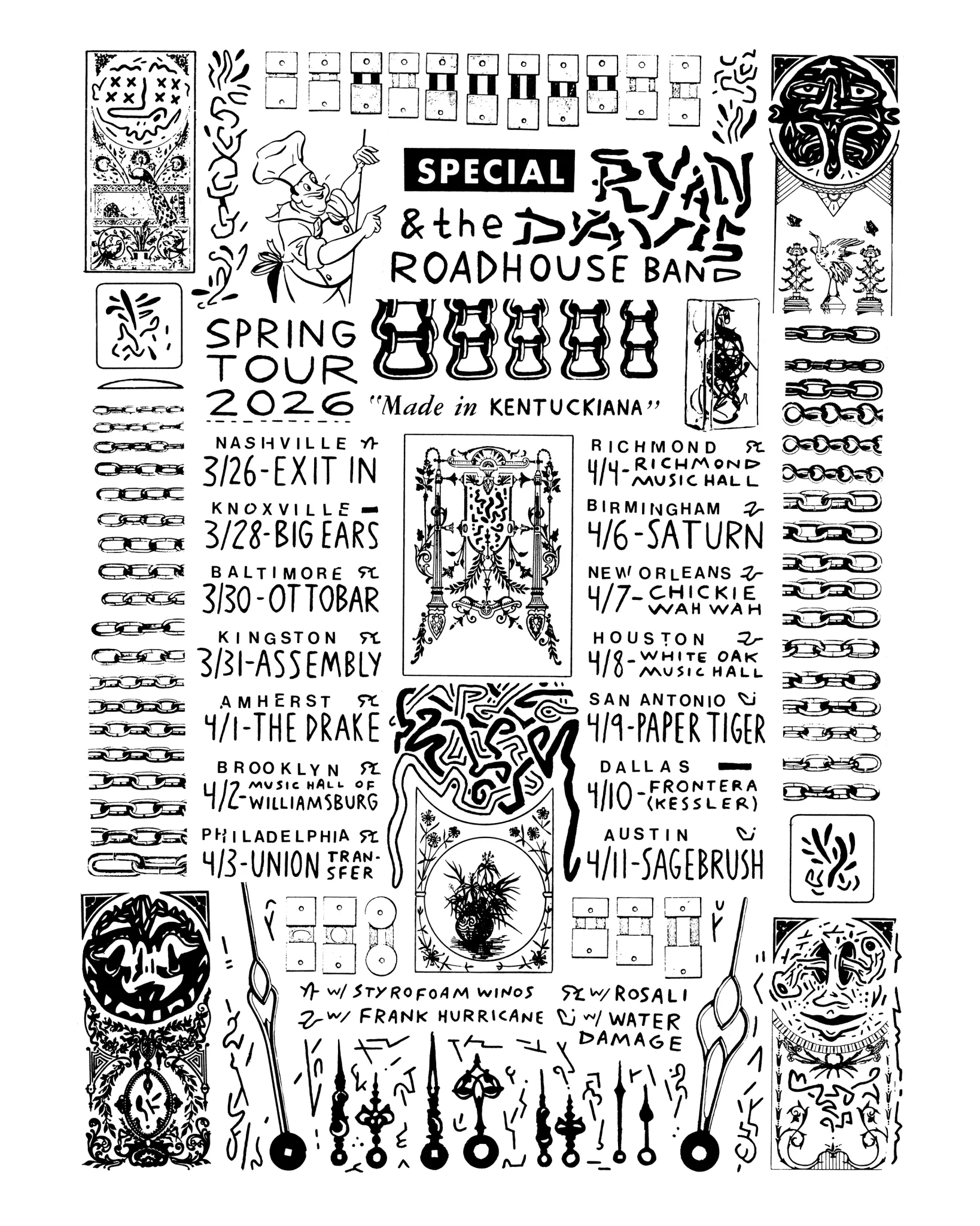 Ryan Davis and the Roadhouse Band Tour Poster 2026